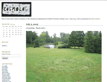Tablet Screenshot of cosmolog.org.uk